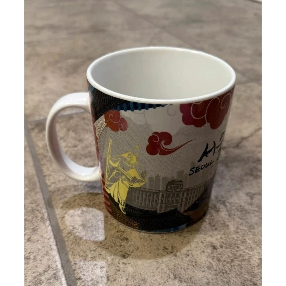 Starbucks Seoul Korea 2014 City Landmarks 16 oz Ceramic Mug